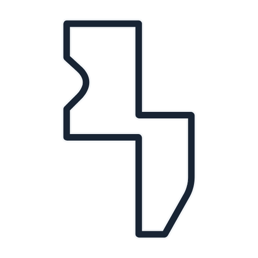 Chicago Street Course overhead outline
